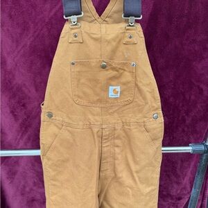 Carhartt Tan Bib Overalls